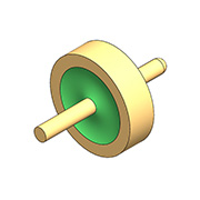 Impedimentum proprium 50Ω - nucleum unum plana rotunda tip